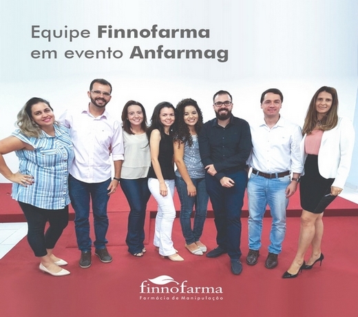 Equipe Finnofarma em evento da Anfarmag