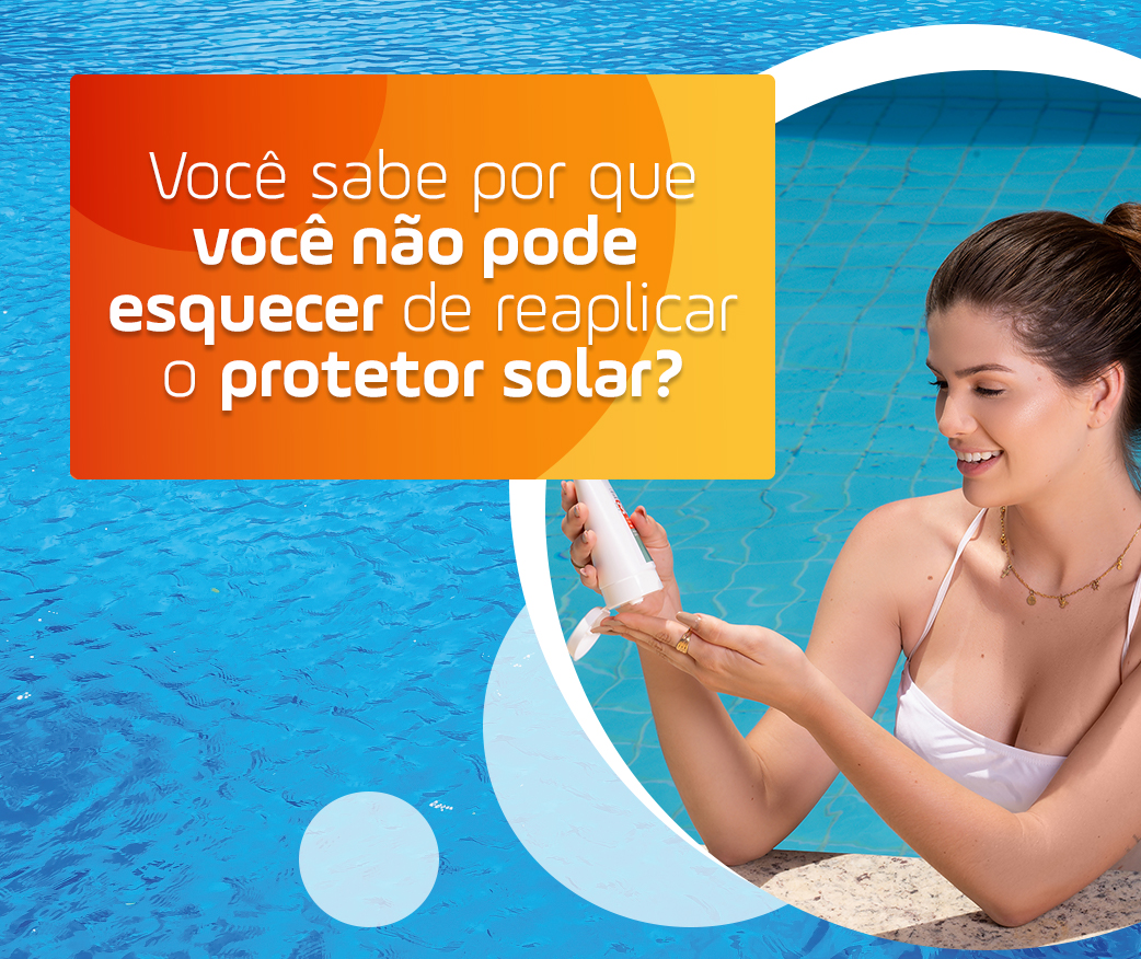 Você sabe por que você não pode esquecer de reaplicar o protetor solar?