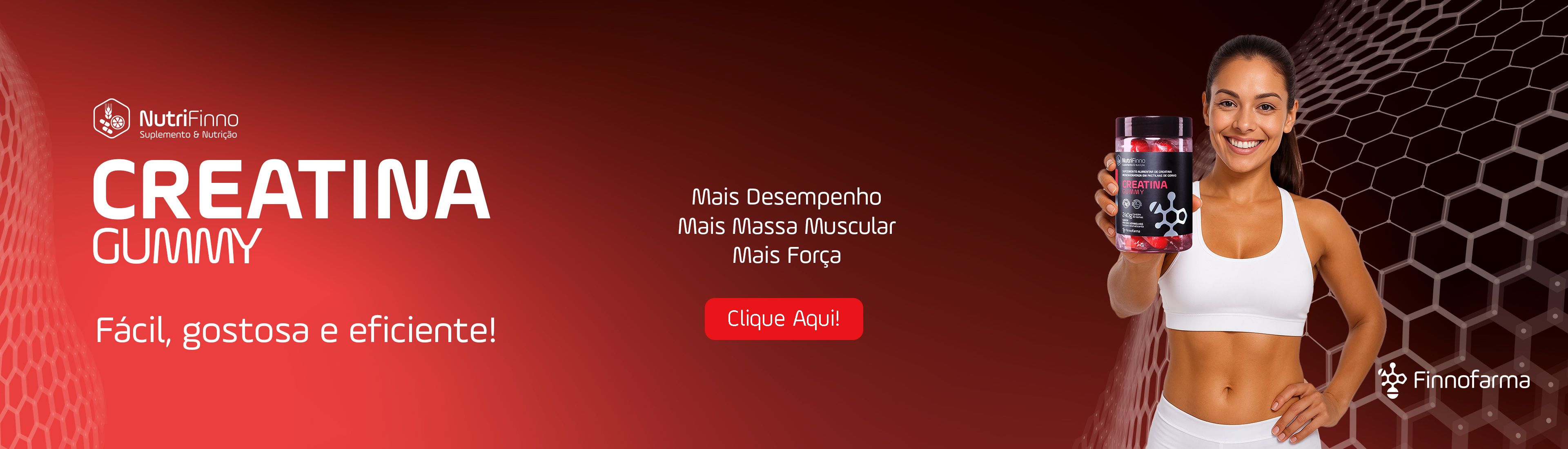 Creatina Gummy - Fácil, gostosa e eficiente